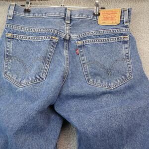 Levis 550 Blue Men w33 Denim Jeans Pant Relaxed 14 Husky
